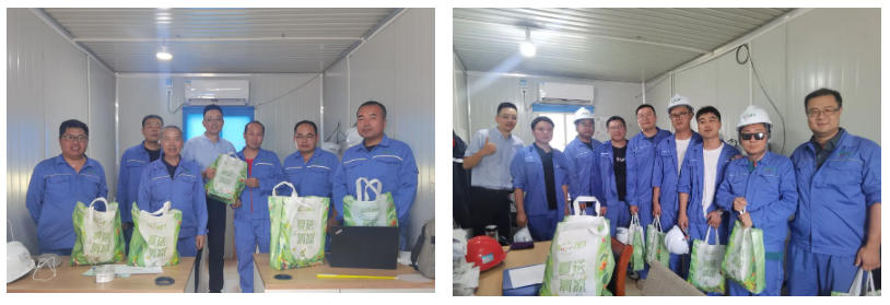 关怀一线 致敬匠心 | 云顶集团4008股份开展项目现场夏日“送清凉”慰问活动